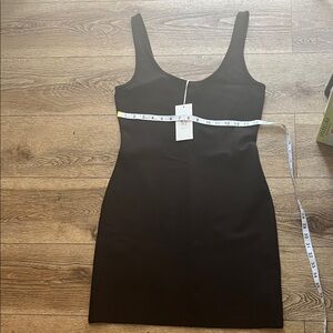 Elegant Black Sleeveless Tube dress